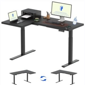 FLEXISPOT Pro Corner Desk Dual Motor L Shaped
