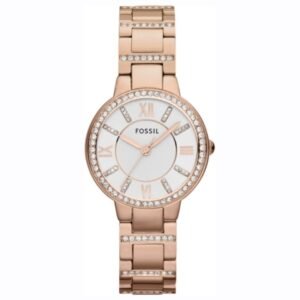 Fossil Virginia Women's Watch with Crystal Accents
