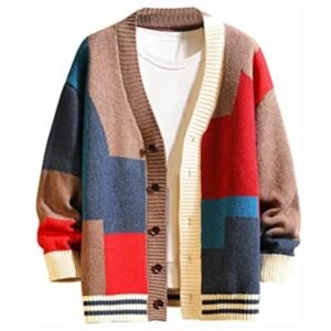 GURUNVANI Cardigan Sweater for Men
