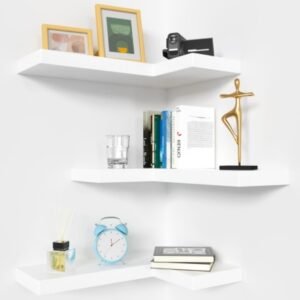 NATURE'S SOURCE Corner Floating Shelves