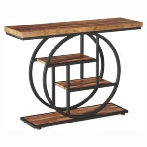 Tribesigns 105cm Console Table, 4-Tier