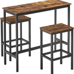 VASAGLE Dining Table Set, Bar Table