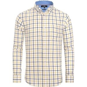 Alimens & Gentle Men's Plaid Button Down Shirts
